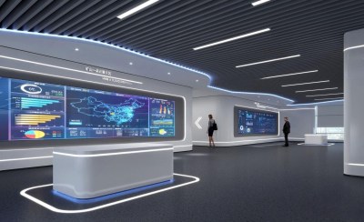 现代科技展厅3D模型下载